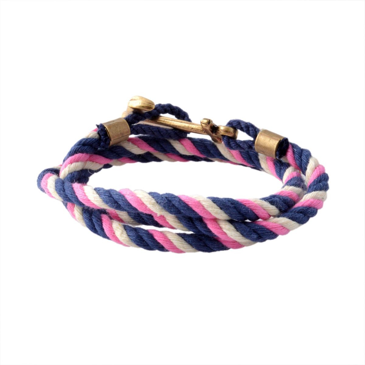 キールジェイムスパトリック Kiel James Patrick LH-1356-1083 アンカーモチーフ 3連 ロープブレスレット ユニセックス Lanyard Hitch Collection Sailwinds Spinnaker