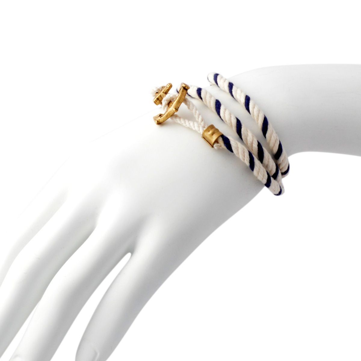 キールジェイムスパトリック Kiel James Patrick LH-1620-401 アンカーモチーフ 3連 ロープブレスレット ユニセックス Lanyard Hitch Collection Sailboat Hammock