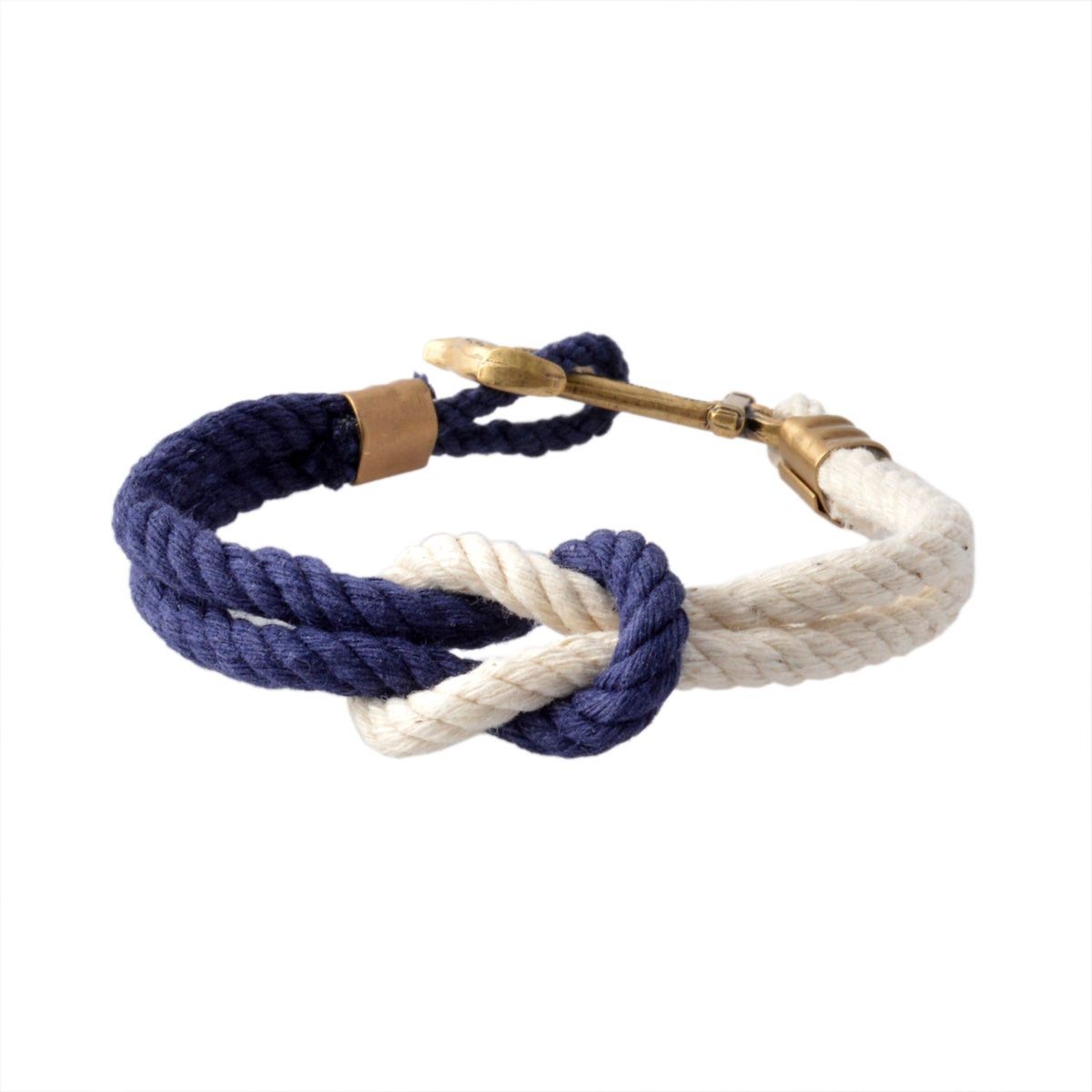 キールジェイムスパトリック Kiel James Patrick TC-1299-107 アンカーモチーフ  ロープブレスレット ユニセックス Triton Bracelets Northern Light