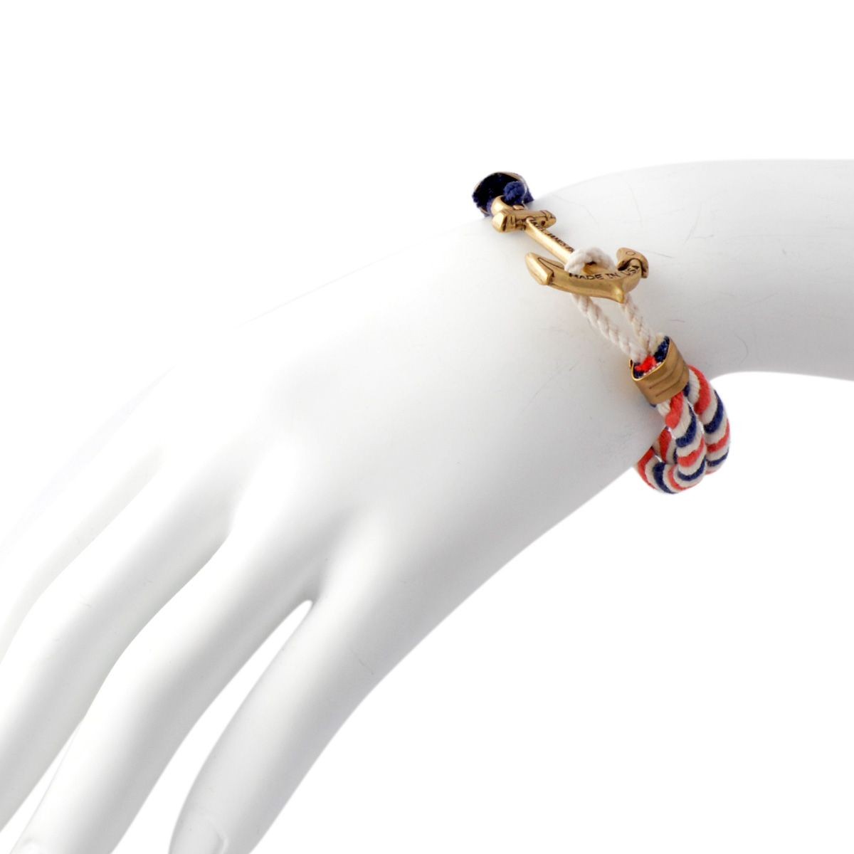 キールジェイムスパトリック Kiel James Patrick TC-1547-1253 アンカーモチーフ  ロープブレスレット ユニセックス Triton Bracelets American Coast