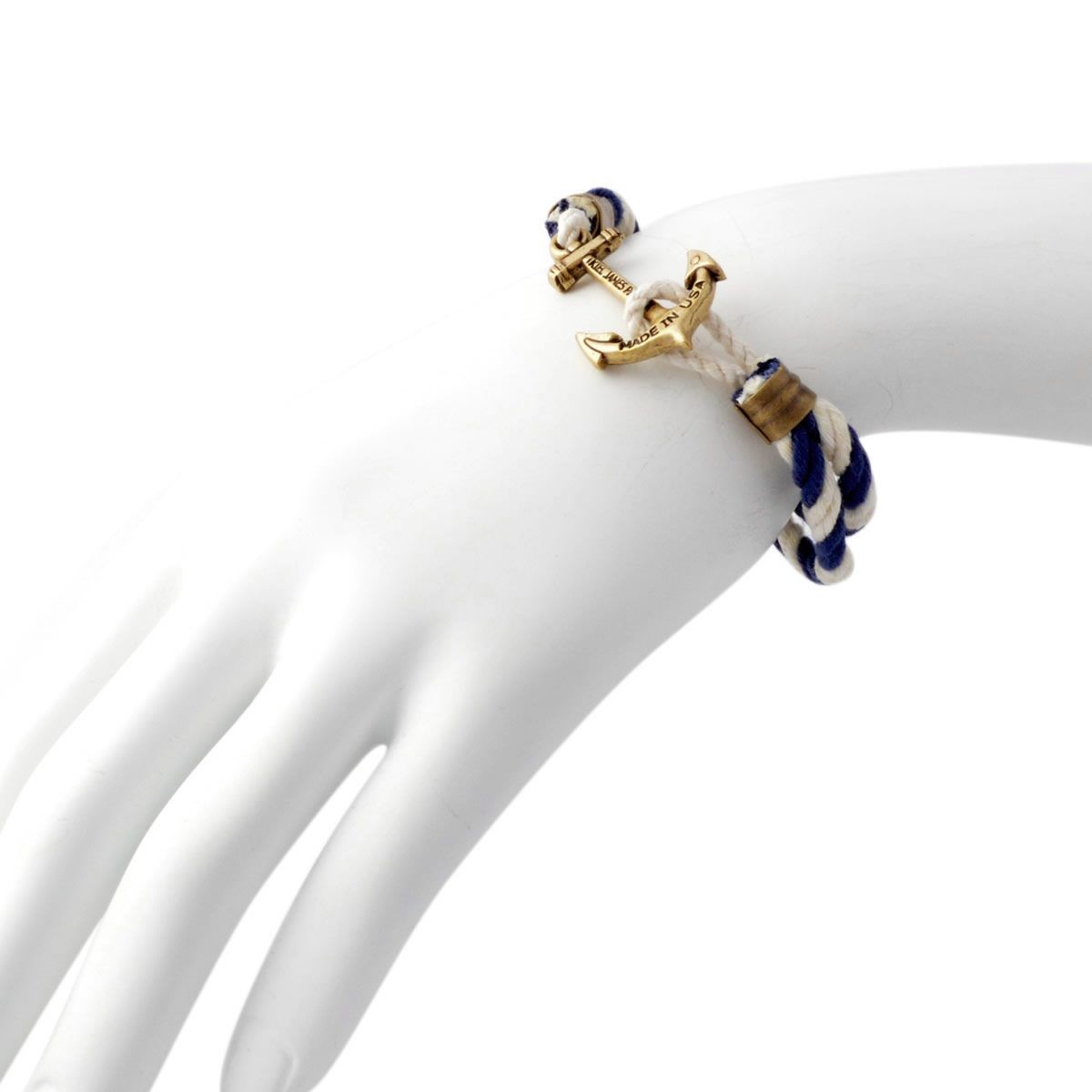 キールジェイムスパトリック Kiel James Patrick TC-824-401 アンカーモチーフ  ロープブレスレット ユニセックス Triton Bracelets ACK Latitude