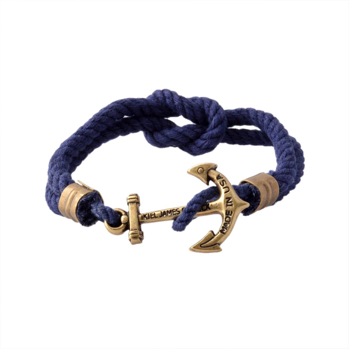 キールジェイムスパトリック Kiel James Patrick TC-829-400 アンカーモチーフ  ロープブレスレット ユニセックス Triton Bracelets Cape Spencer Approaches