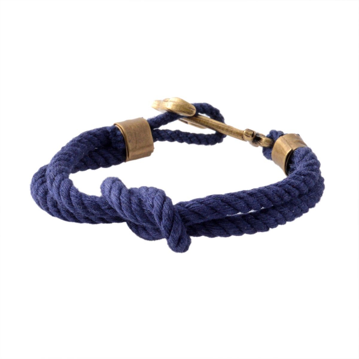 キールジェイムスパトリック Kiel James Patrick TC-829-400 アンカーモチーフ  ロープブレスレット ユニセックス Triton Bracelets Cape Spencer Approaches