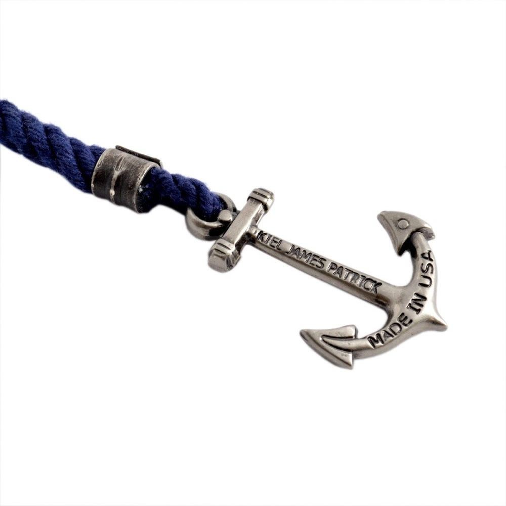 キールジェイムスパトリック Kiel James Patrick LH-1613-400 アンカーモチーフ 3連 ロープブレスレット ユニセックス Lanyard Hitch Collection Sailing Camp