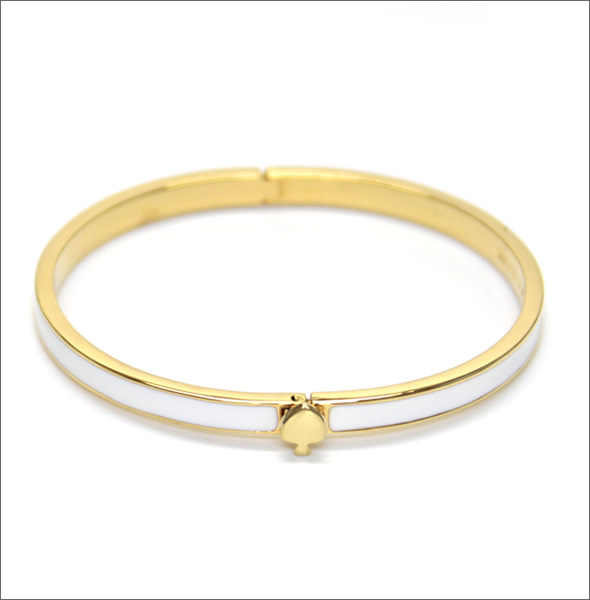 ケイトスペード SPADE BANGLES thin hinge bangle スペードモチーフ ヒンジ バングル ブレスレット WBRU5596-100