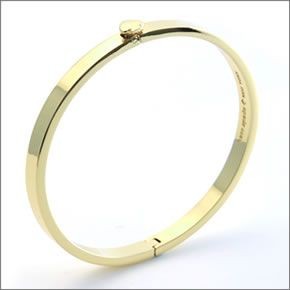 ケイトスペード SPADE BANGLES thin hinge bangle スペードモチーフ ヒンジ バングル ブレスレット  WBRU5168-711