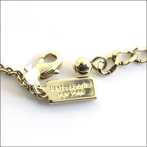 ケイトスペード PARK AVENUE PEARLS Solitaire Bracelet フラワーモチーフ　パール×クリスタル チェーン ブレスレット WBRU7727-110
