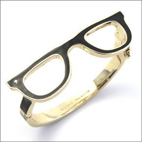 ケイトスペード GORESKI GLASSES bangle メガネモチーフ バングル ブレスレット WBRU5717-064
