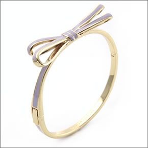 ケイトスペード TIED UP Hinge Bangle リボンモチーフ ヒンジ エナメル バングル WBRU9756-523