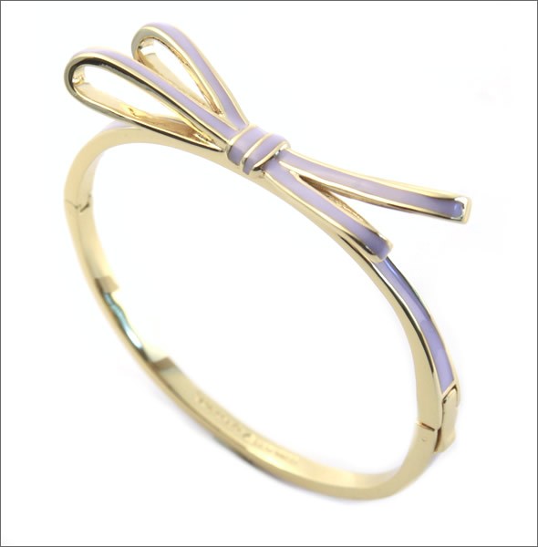 ケイトスペード TIED UP Hinge Bangle リボンモチーフ ヒンジ エナメル バングル WBRU9756-523