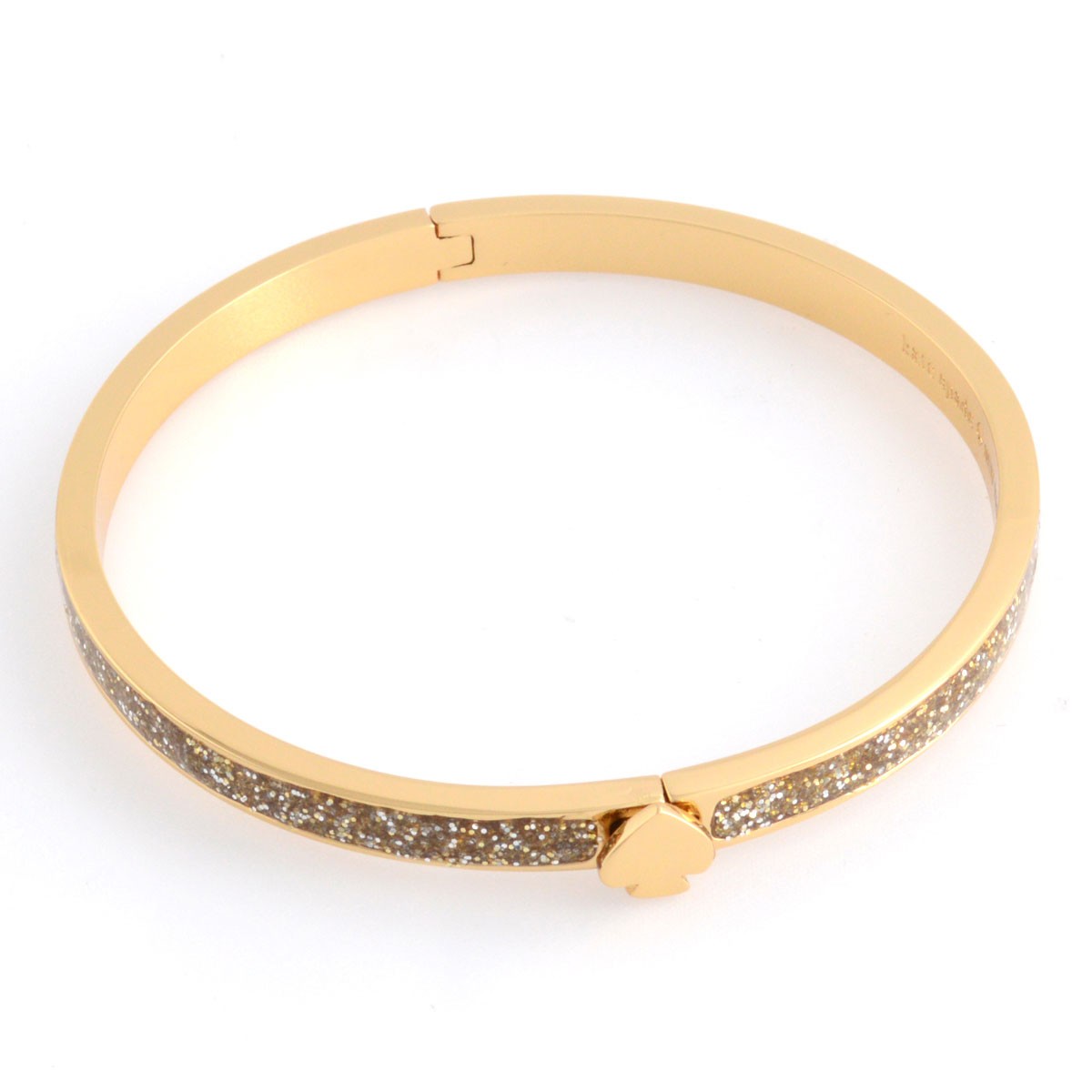 ケイトスペード Kate Spade WBRUB099-793 Gold Glitter スペードモチーフ バングル