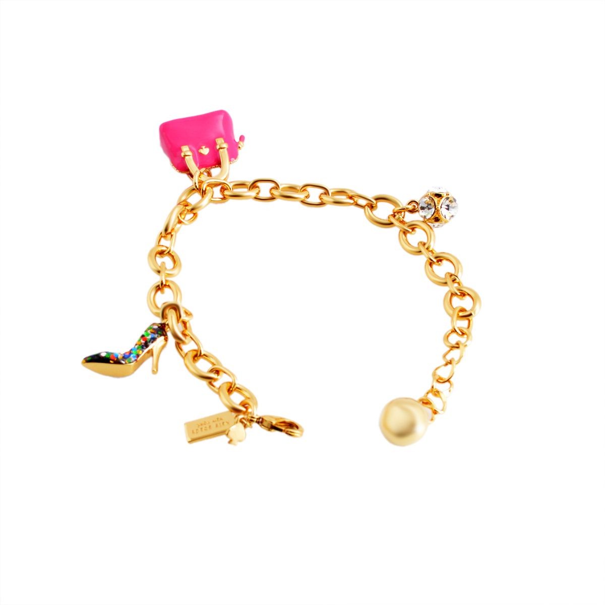 ケイトスペード Kate Spade WBRUB303-974 Multi チャーム付 ブレスレット How Charming Classic Kate Charm Bracelet
