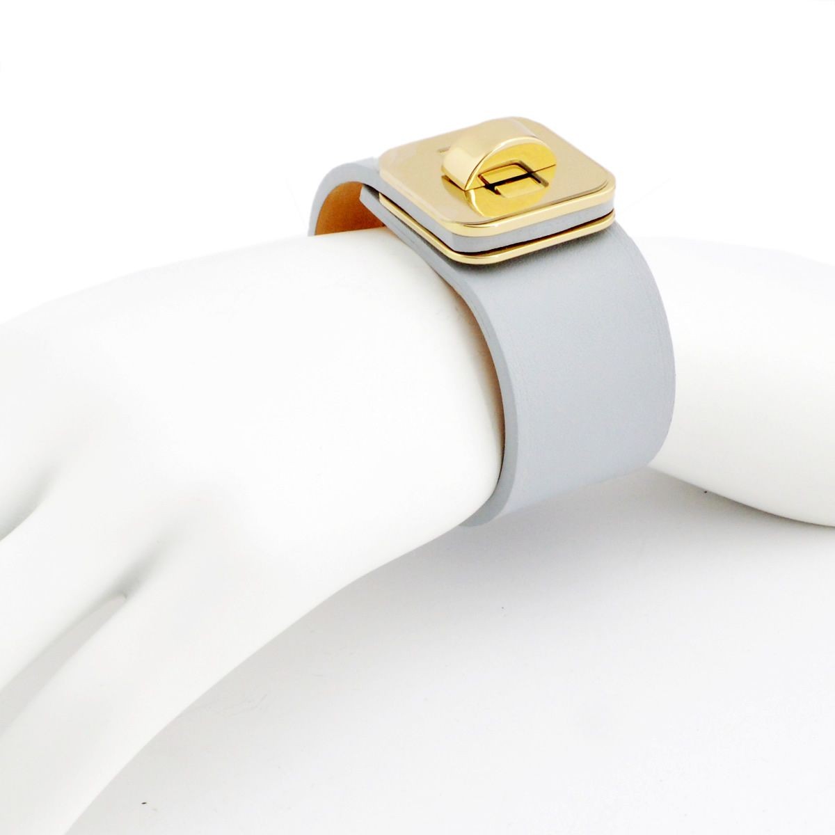 メゾンボワネ Maison Boinet 95009G-79-121-M Camel  ベルトタイプ レザー ブレスレット バングル 30mm