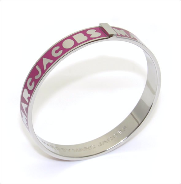 マークバイマークジェイコブス Classic Marc Logo Bangle クラシックマーク ロゴ バングル M0001160A-670 S/M  81008 POP PINK