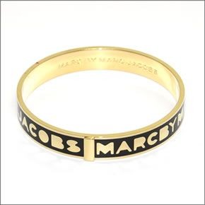 マークバイマークジェイコブス Classic Marc Logo Bangle クラシックマーク ロゴ バングル M3PE609-062 S/M　80357 Black