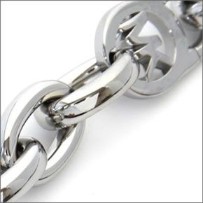 マイケルコース Silver-Tone Chain-Link PadLock Bracelet チェーンリンク パドロック ブレスレット MKJ1101040