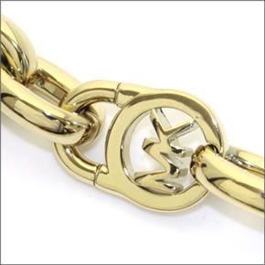 マイケルコース Gold-Tone Chain-Link PadLock Bracelet チェーンリンク パドロック ブレスレット MKJ1046710