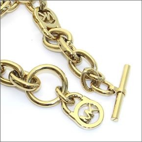 マイケルコース Gold-Tone Chain-Link PadLock Bracelet チェーンリンク パドロック ブレスレット MKJ1046710