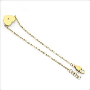 マイケルコース Pave Gold-Tone Heart Charm Bracelet パヴェ ハートチャーム ブレスレット MKJ3959710
