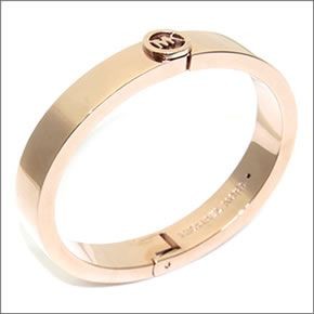 マイケルコース Fulton Rose Gold-Tone Buckle Bangle バックル ロゴ バングル/ブレスレット MKJ3251791