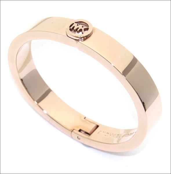 マイケルコース Fulton Rose Gold-Tone Buckle Bangle バックル ロゴ バングル/ブレスレット MKJ3251791