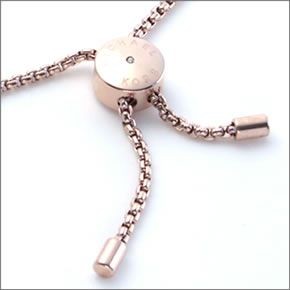 マイケルコース MKJ4142791 Pave Rose Gold-Tone Heart Charm Bracelet パヴェ ハートチャーム ブレスレット