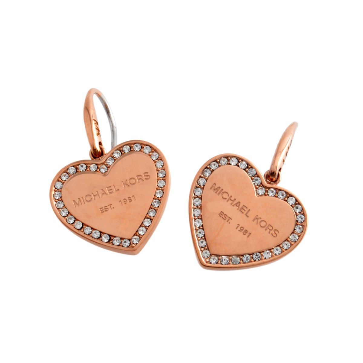マイケルコース MICHAEL KORS MKJ5397791 パヴェ ハート フック ピアス Heritage