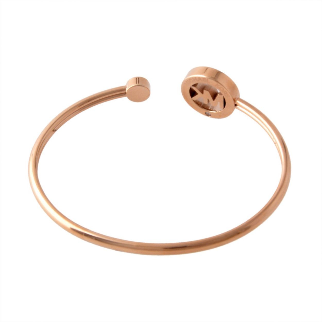 マイケルコース MICHAEL KORS MKJ4652791 Fulton Logo パヴェ MKロゴ クリスタル カフ ブレスレット バングル