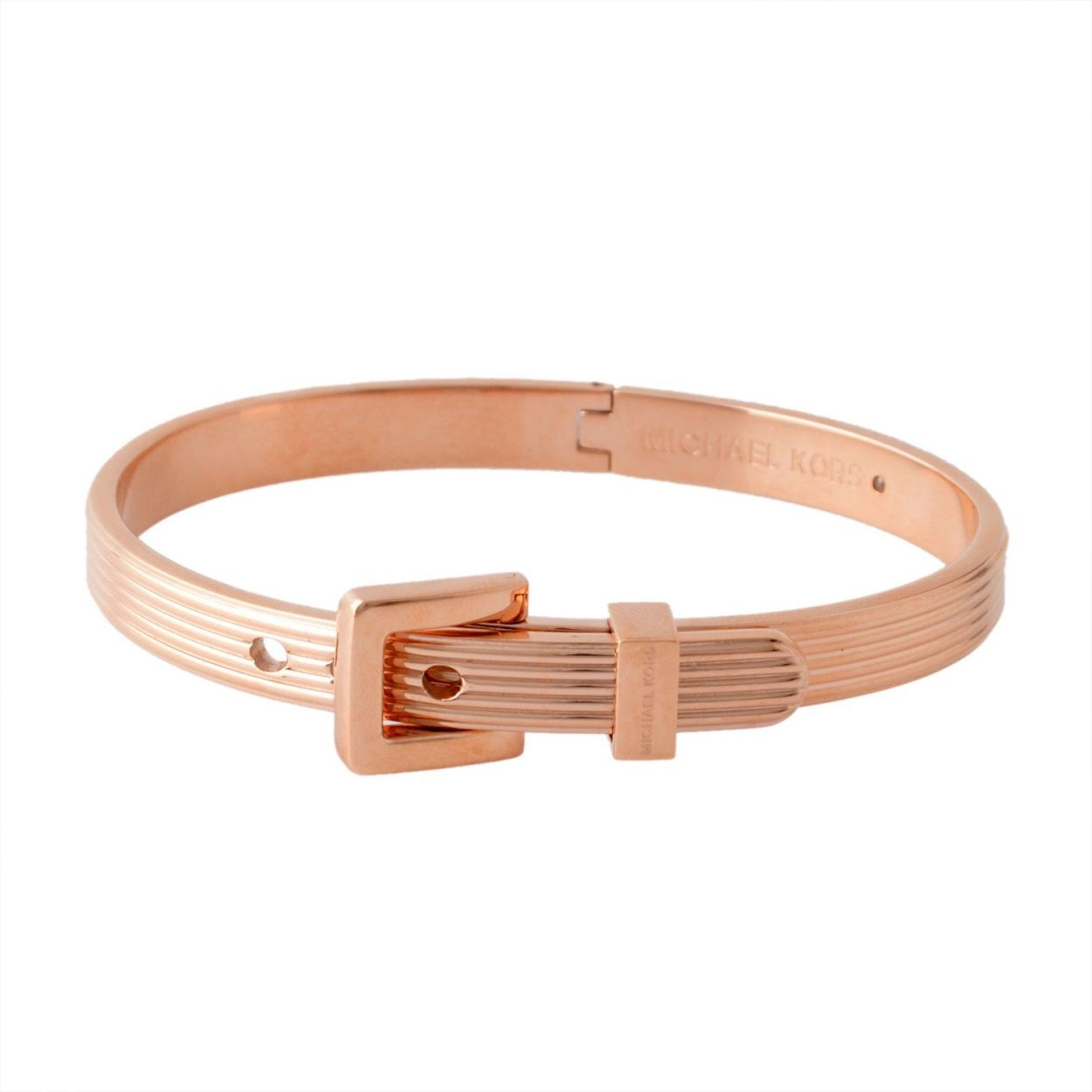 マイケルコース MICHAEL KORS MKJ6196791 Ribbed Padlock パドロック ベルトモチーフ バングル