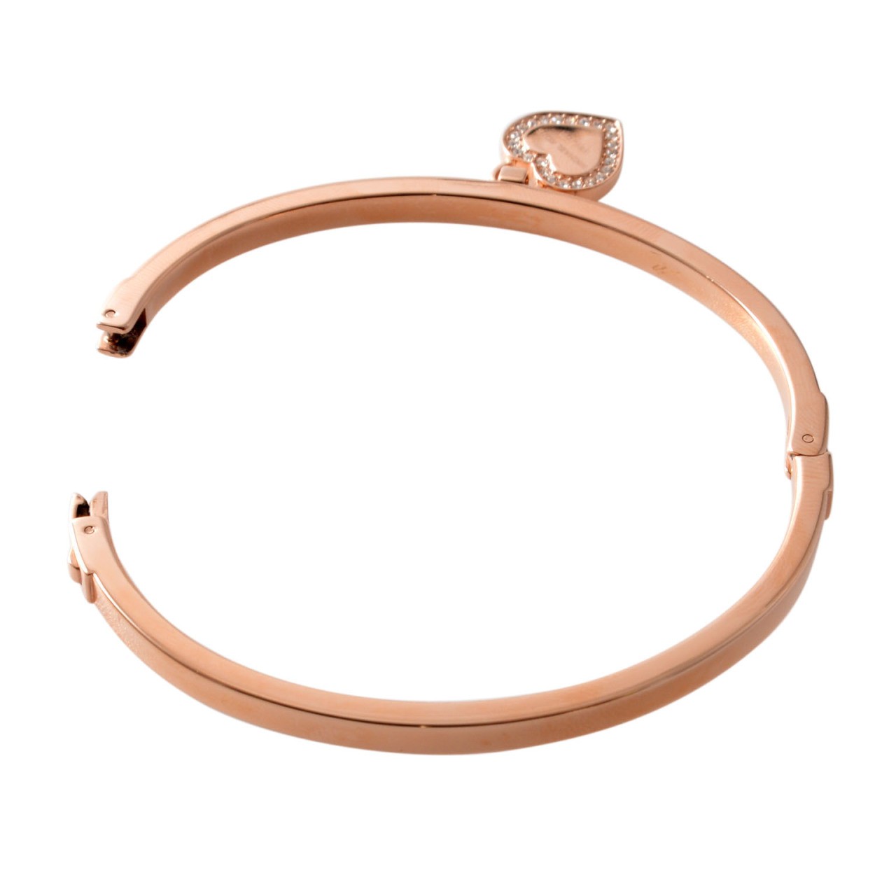 マイケルコース MICHAEL KORS MKJ5039791 MK Logo パヴェ ハートチャーム バングル ブレスレット