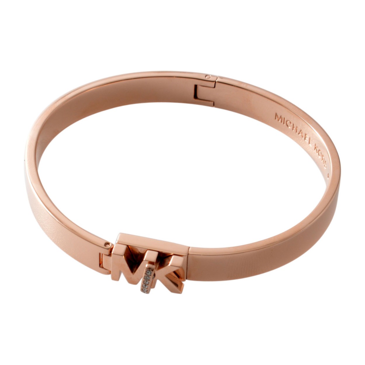 マイケルコース MICHAEL KORS MKJ6836791 Haute Hardware MKロゴ パヴェ バングル ブレスレット