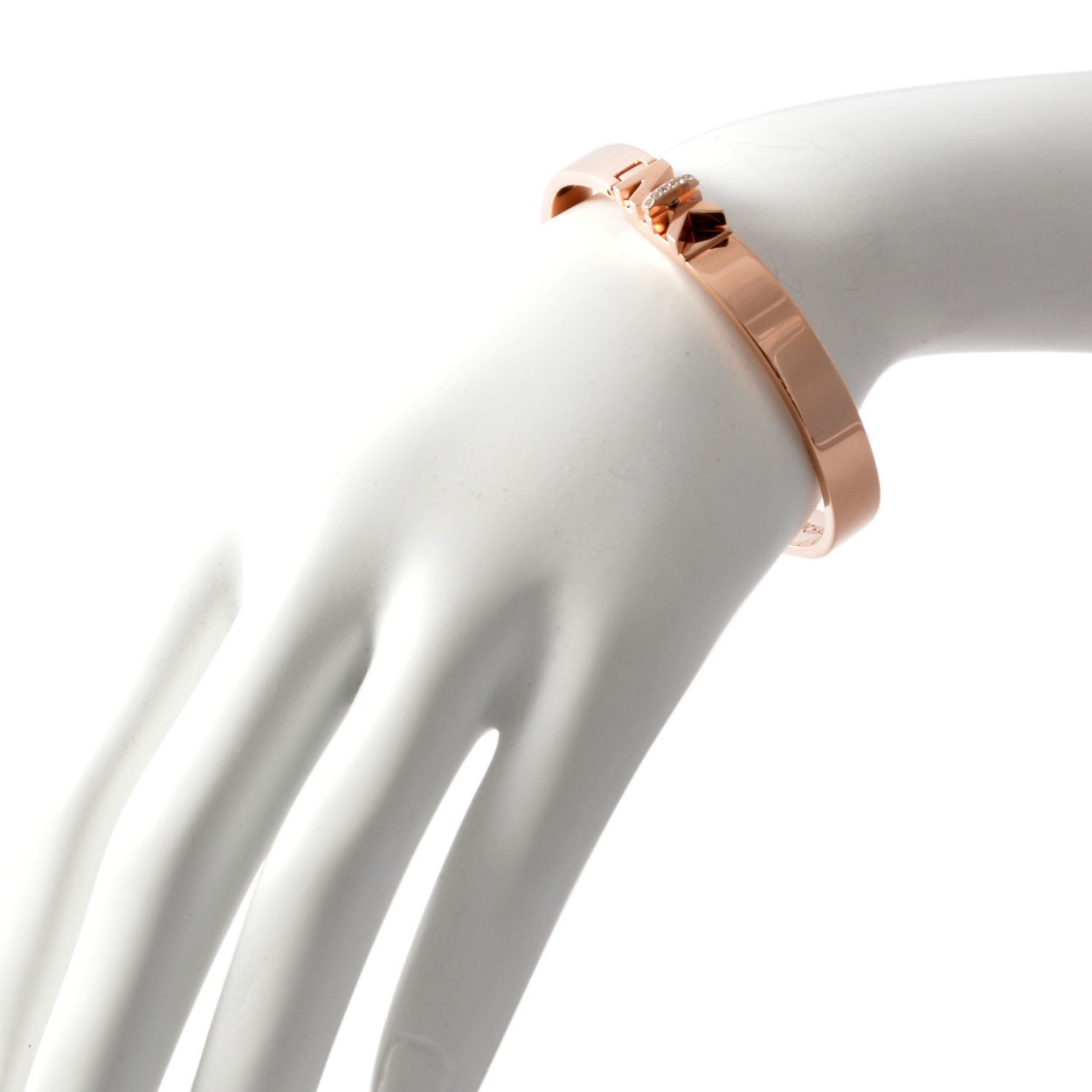 マイケルコース MICHAEL KORS MKJ6836791 Haute Hardware MKロゴ パヴェ バングル ブレスレット