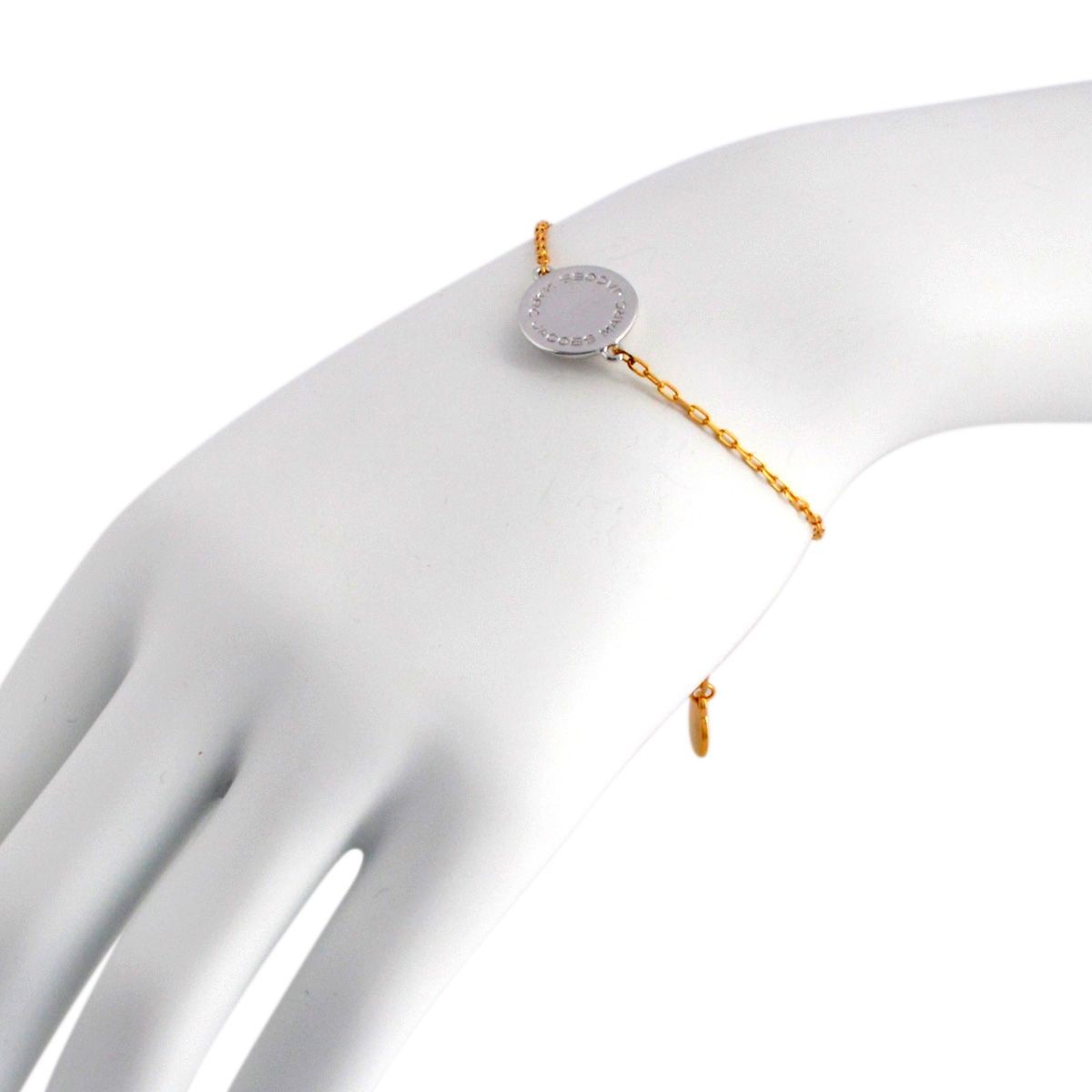 マークジェイコブス MARC JACOBS M0008535-716 Oro Multi ロゴ ディスク ミックス メタル ブレスレット Logo Disc Mixed Metal Bracelet