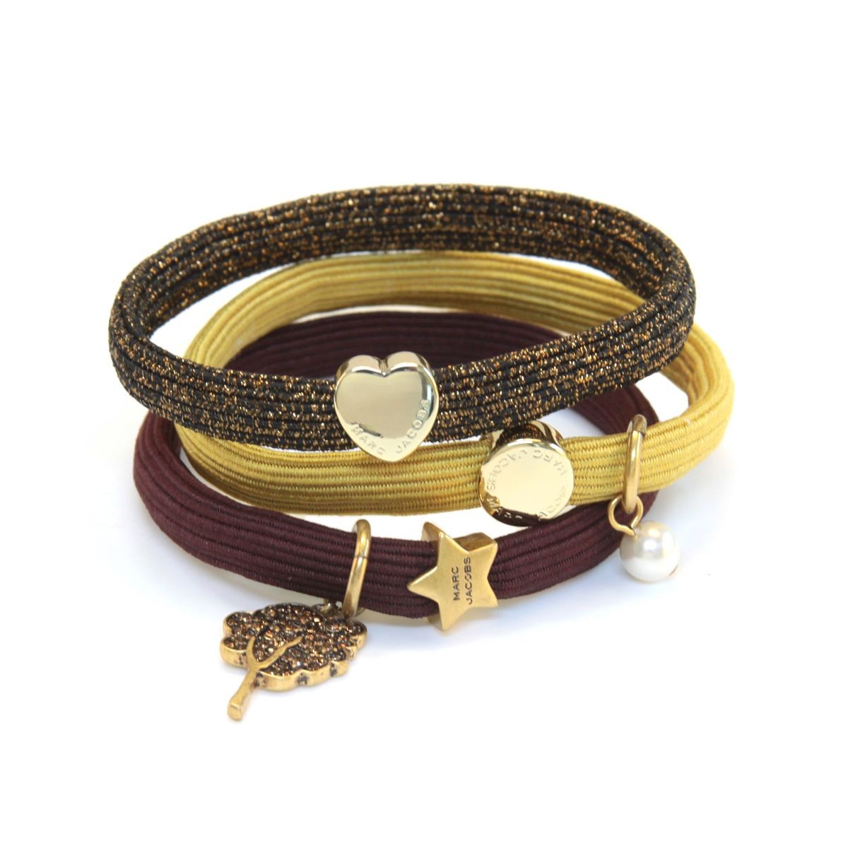 マークジェイコブス MARC JACOBS M0009974-677 Berry Multi Tree Cluster Pony クラスターポニー ツリーチャーム ヘアゴム3本セット ブレスレットにも♪