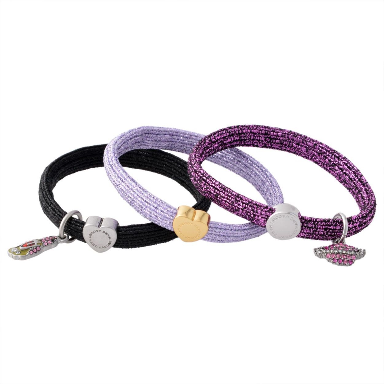 マークジェイコブス MARC JACOBS M0011859-501 Purple Multi クラスターポニー ヘアゴム3本セット ブレスレットにも♪ Space Pony
