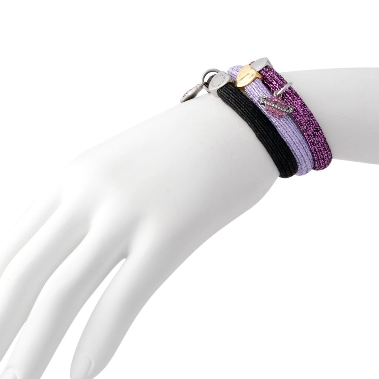 マークジェイコブス MARC JACOBS M0011859-501 Purple Multi クラスターポニー ヘアゴム3本セット ブレスレットにも♪ Space Pony