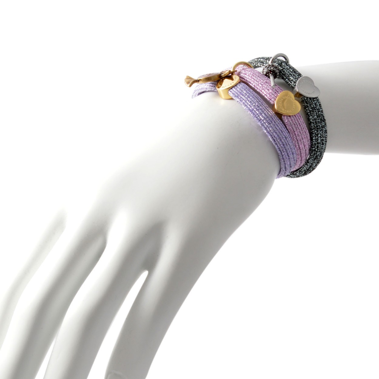 マークジェイコブス MARC JACOBS M0012436-546 Metalic Lilac Multi クラスターポニー ヘアゴム3本セット ブレスレットにも♪ Swirl Candy Pony