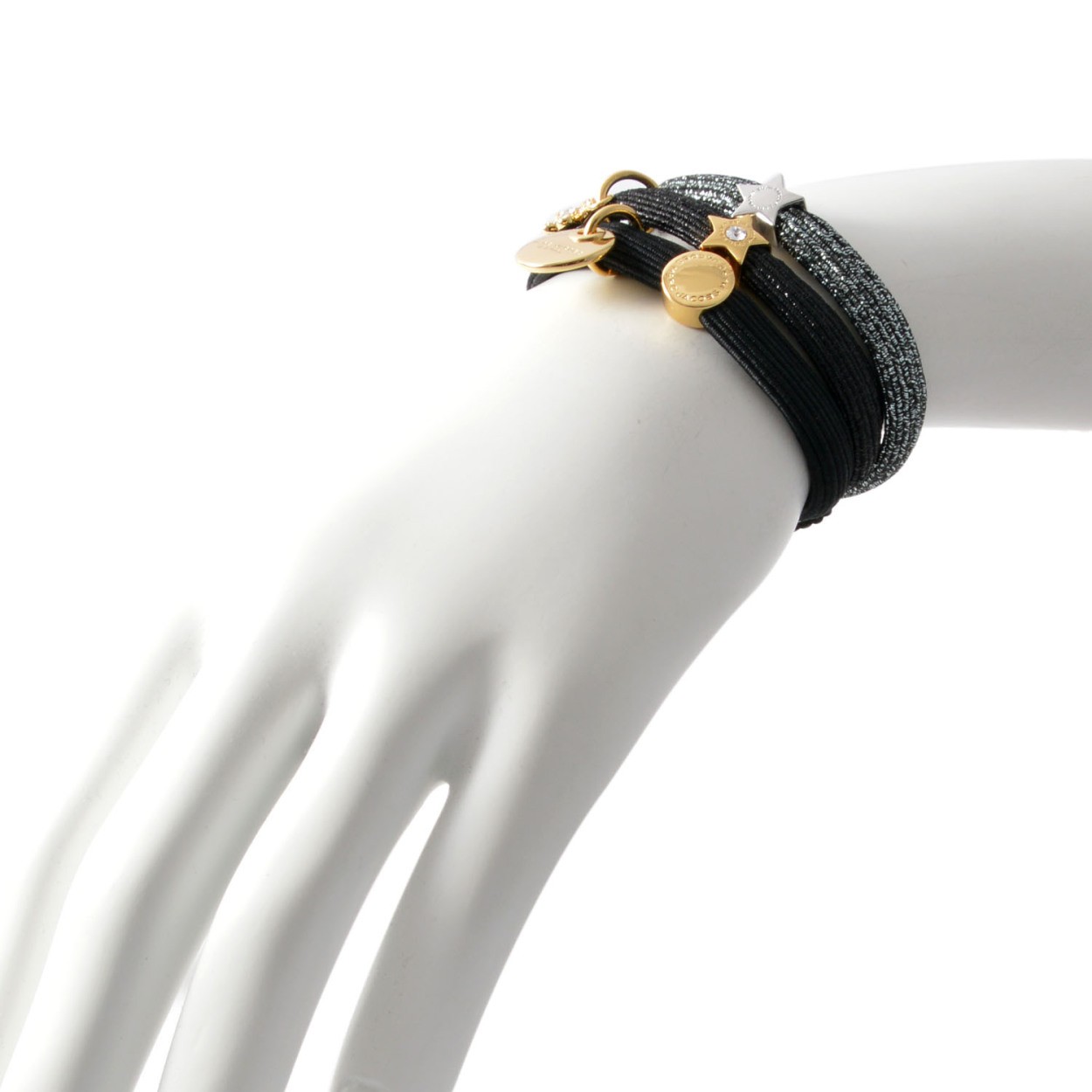 マークジェイコブス MARC JACOBS M0012437-002 Black Multi クラスターポニー ヘアゴム3本セット ブレスレットにも♪ Daisy Pony