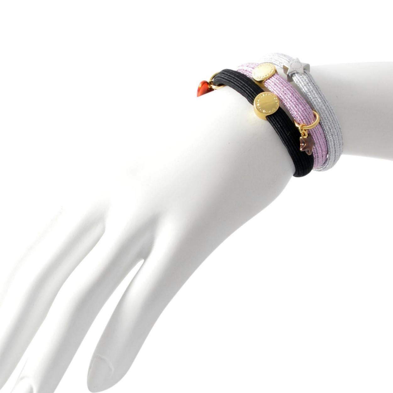 マークジェイコブス MARC JACOBS M0013001-651 Pink Multi クラスターポニー ヘアゴム3本セット ブレスレットにも♪ Heart Star Pony