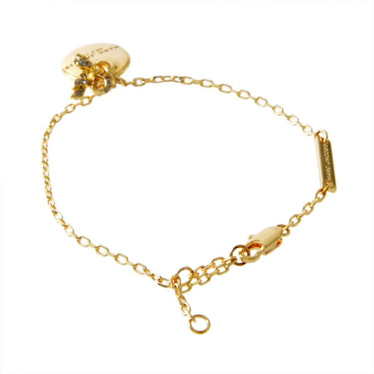 マークジェイコブス MARC JACOBS M0013248-710 Gold コイン リボン ブレスレット MJ Coin Bow Bracelet