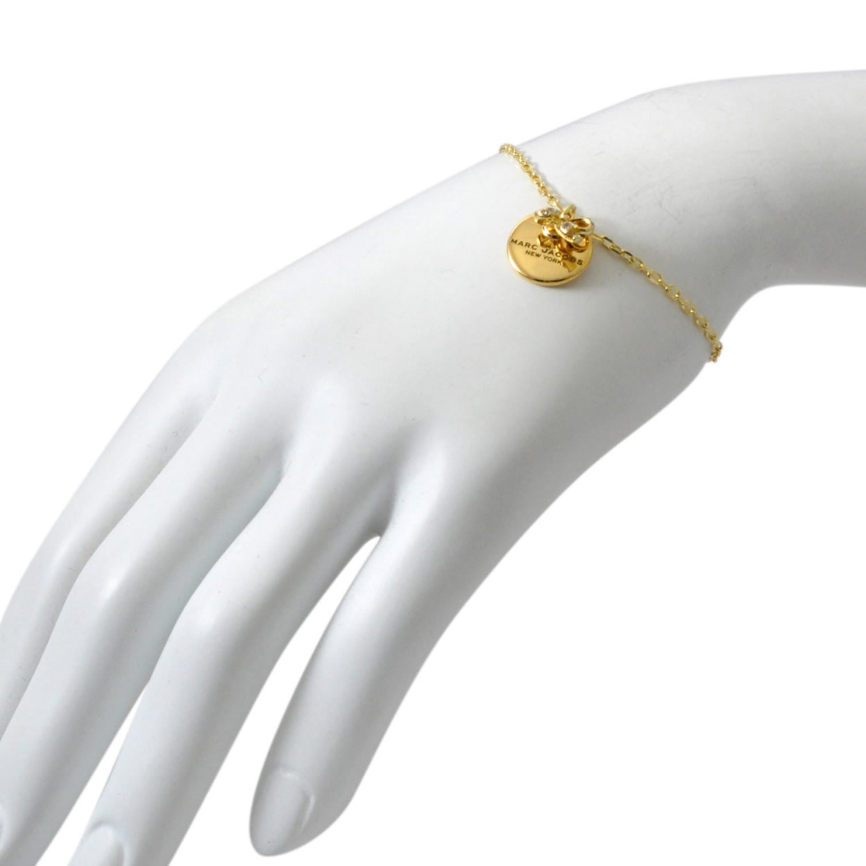マークジェイコブス MARC JACOBS M0013248-710 Gold コイン リボン ブレスレット MJ Coin Bow Bracelet