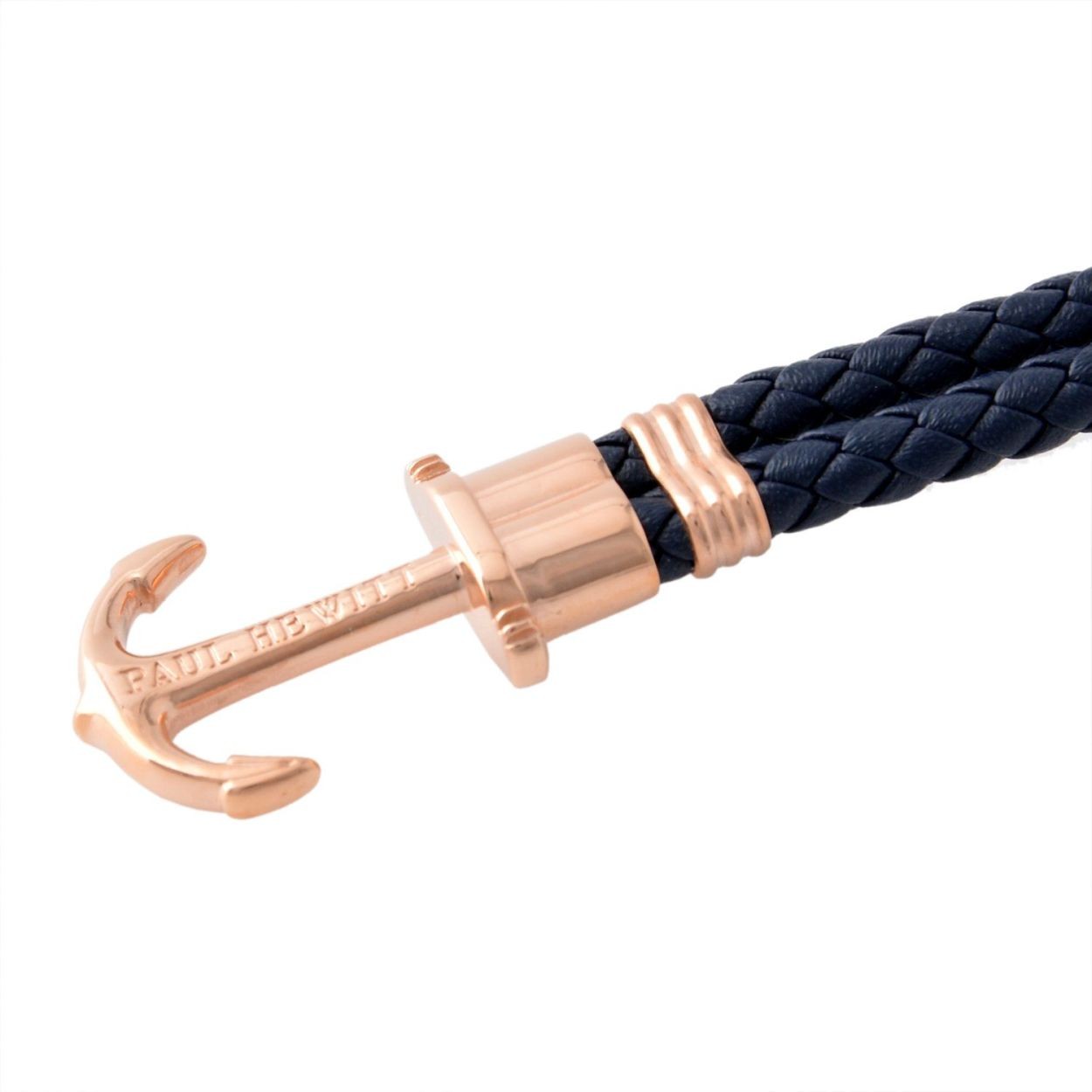 ポールヒューイット PAUL HEWITT PH-PH-L-R-N PHREPレザー アンカーモチーフ レザー編み込み ブレスレット ユニセックス