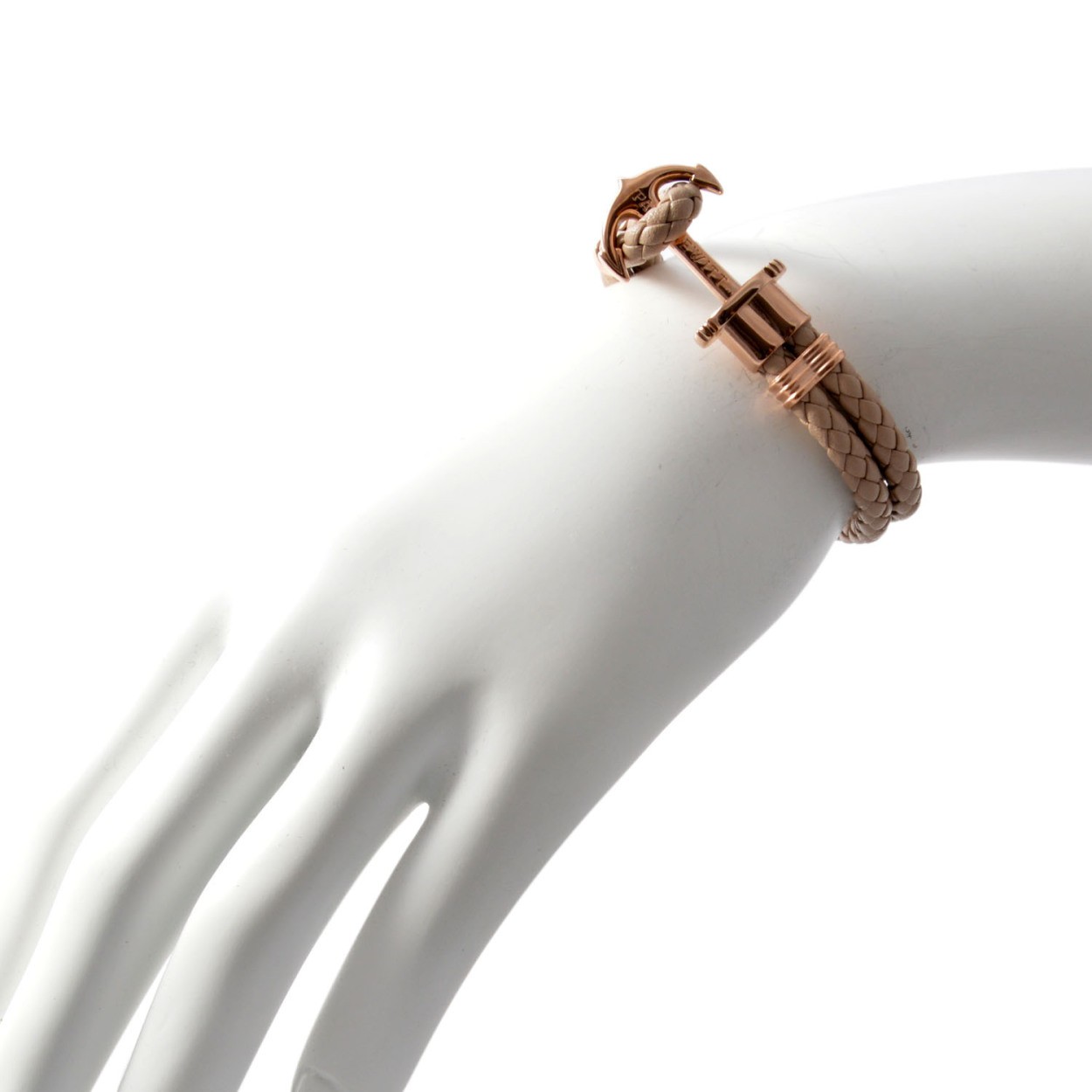 ポールヒューイット PAUL HEWITT PH-PH-L-R-H-S PHREPレザー アンカーモチーフ レザー編み込み ブレスレット ユニセックス