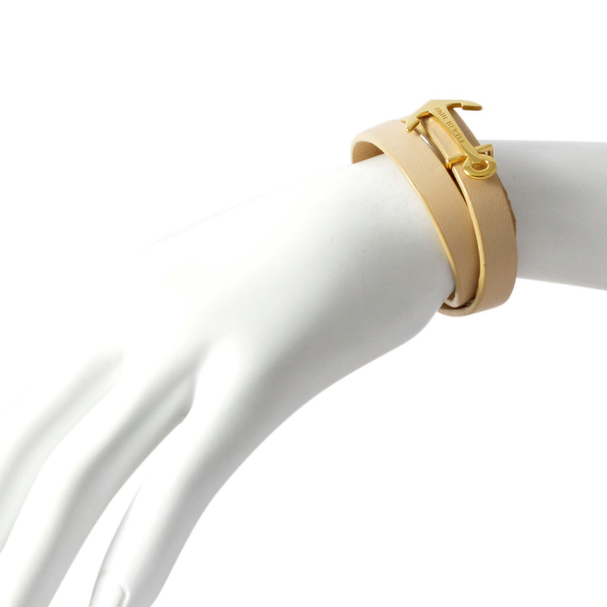 ポールヒューイット PAUL HEWITT PH-WB-G-22 NORTH BOUND アンカーモチーフ ラップ（2連） ブレスレット ユニセックス