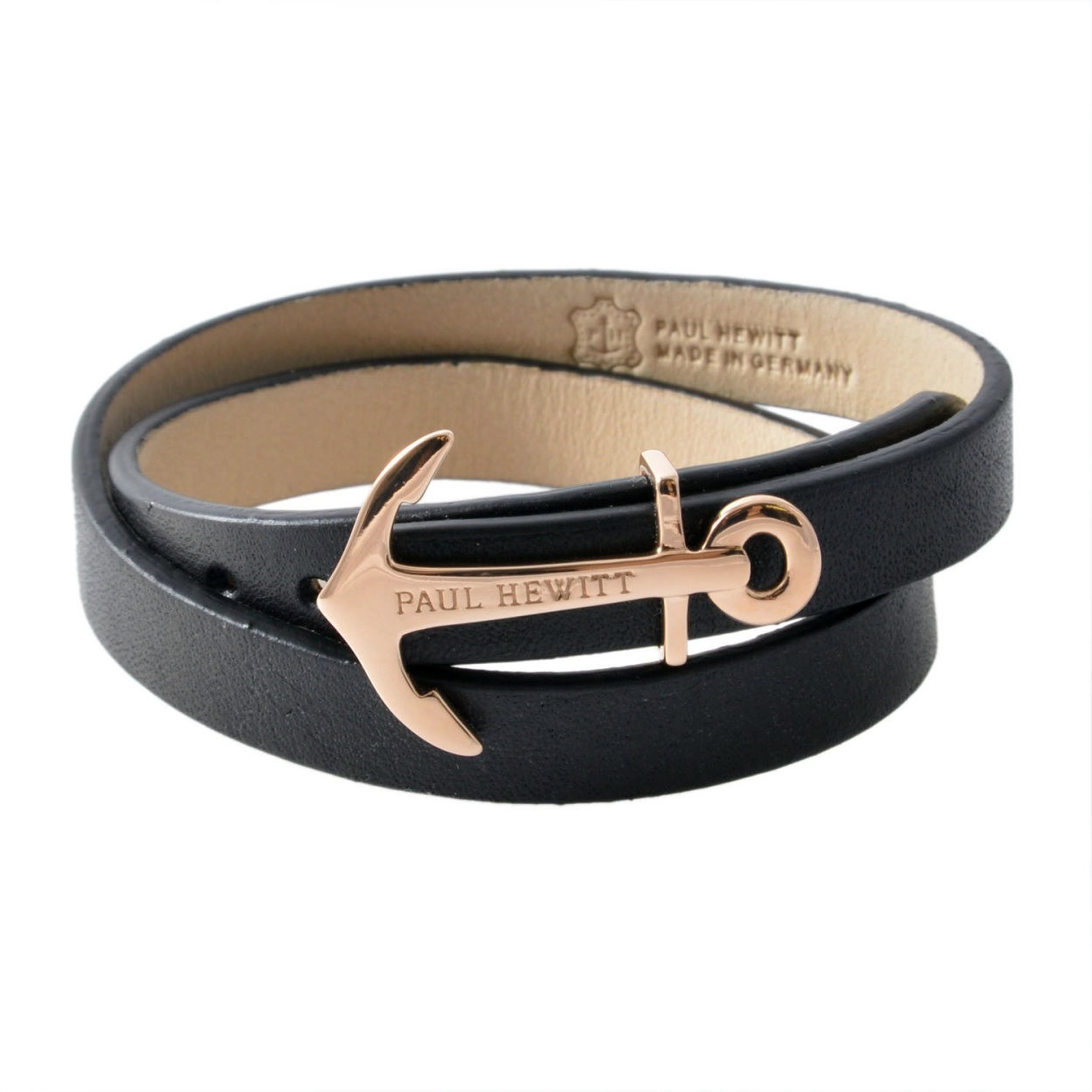 ポールヒューイット PAUL HEWITT PH-WB-R-2 NORTH BOUND アンカーモチーフ ラップ（2連） ブレスレット ユニセックス