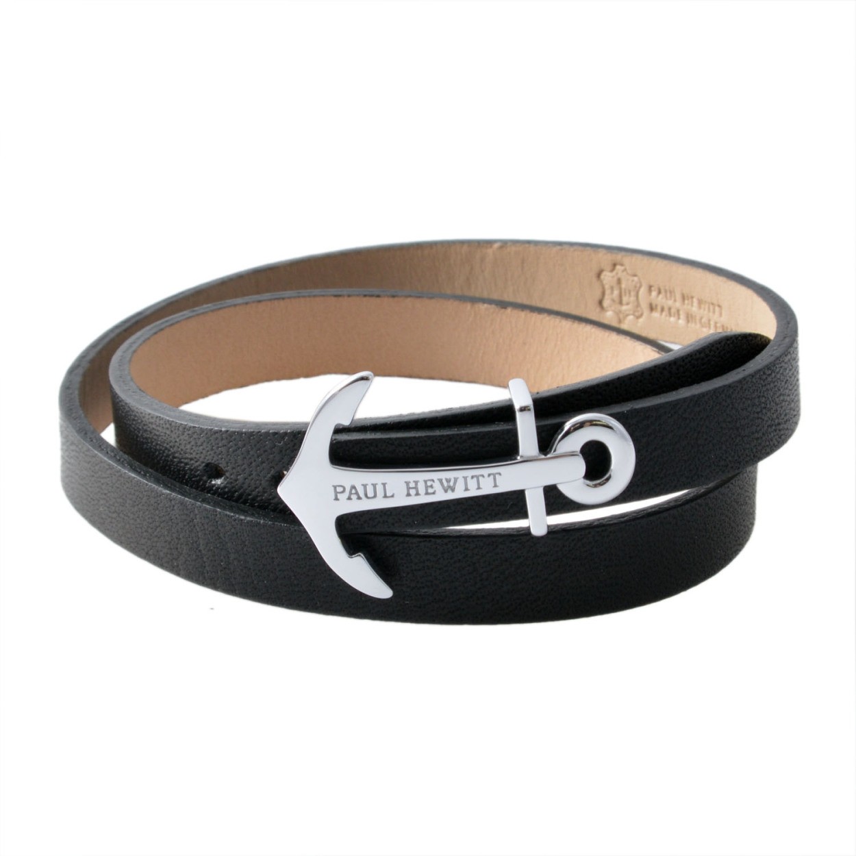ポールヒューイット PAUL HEWITT PH-WB-S-2 NORTH BOUND アンカーモチーフ ラップ（2連） ブレスレット ユニセックス