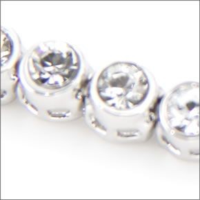 スワロフスキー Tennis クリア クリスタル ブレスレット  1791305