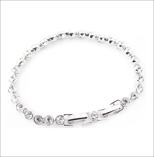スワロフスキー Tennis クリア クリスタル ブレスレット  1791305