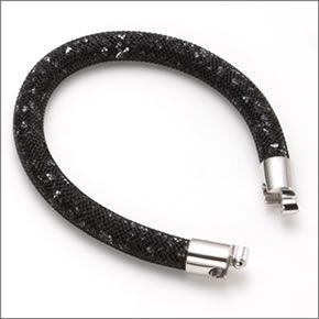 スワロフスキー Stardust   スターダスト ジェットヘマタイト　ブレスレット　Sサイズ　 5102552