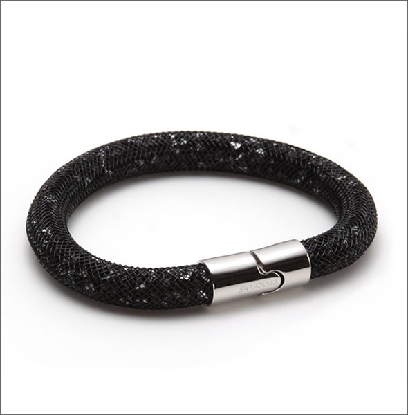 スワロフスキー Stardust   スターダスト ジェットヘマタイト　ブレスレット　Sサイズ　 5102552